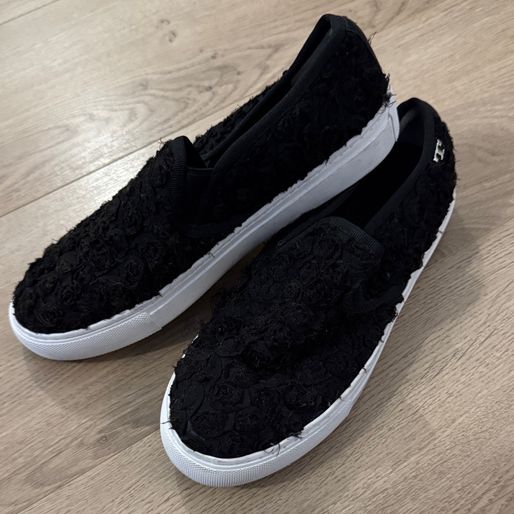 Tory Burch Black Slip-On Women's Shoes — size 7.5